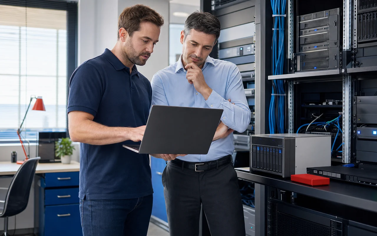 Sauvegarde pour entreprise, restauration de données et continuité informatique accompagnées par SERV-INFO